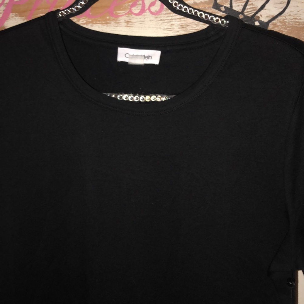 👚 NWT 💋Calvin Klein👗Sz. Sm👩🏼 Crew logo dress - Picture 5 of 8